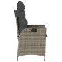 Gartensessel mit synthetischen Rattankissen grau von , Gartenstühle - Ref: Foro24-365259, Preis: 119,83 €, Rabatt: %
