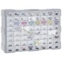 Multi-drawer organizer with 64 drawers 52x16x37.5 cm by vidaXL, Toolboxes - Ref: Foro24-147580, Price: 60,46 €, Discount: %