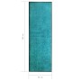 Felpudo lavable azul cian 60x180 cm de vidaXL, Felpudos - Ref: Foro24-323459, Precio: 61,76 €, Descuento: %
