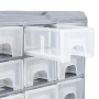 Multi-Schubladen-Organizer mit 64 Schubladen 52x16x37,5 cm von vidaXL, Werkzeugkästen - Ref: Foro24-147580, Preis: 55,09 €, R...