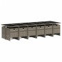 Set comedor de jardín con cojines 13 pzas ratán sintético gris de , Conjuntos de jardín - Ref: Foro24-3210584, Precio: 962,81...