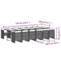 Set comedor de jardín con cojines 13 pzas ratán sintético gris de , Conjuntos de jardín - Ref: Foro24-3210584, Precio: 962,81...