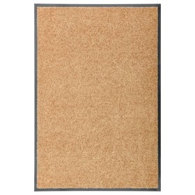 Felpudo lavable crema 60x90 cm de vidaXL, Felpudos - Ref: Foro24-323464, Precio: 33,28 €, Descuento: %