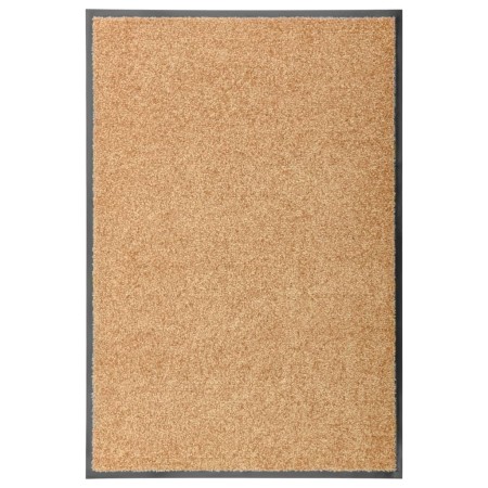 Waschbare cremefarbene Fußmatte 60x90 cm von vidaXL, Fußmatten - Ref: Foro24-323464, Preis: 33,28 €, Rabatt: %