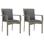 Garden dining set 7 pieces and gray synthetic rattan cushions by , Garden sets - Ref: Foro24-3213496, Price: 520,82 €, Discou...
