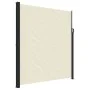Retractable cream side awning 220x500 cm by , Umbrellas - Ref: Foro24-4004475, Price: 142,08 €, Discount: %
