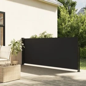 Seitlicher ausziehbarer schwarzer Markisenstoff 120x600 cm. von , Sonnenschirme - Ref: Foro24-4004489, Preis: 79,19 €, Rabatt: %
