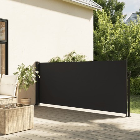 Toldo lateral retráctil negro 120x600 cm by , Umbrellas - Ref: Foro24-4004489, Price: 83,27 €, Discount: %
