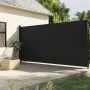 Retractable black side awning 220x600 cm by , Umbrellas - Ref: Foro24-4004564, Price: 121,47 €, Discount: %