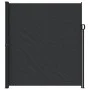 Retractable black side awning 220x600 cm by , Umbrellas - Ref: Foro24-4004564, Price: 121,47 €, Discount: %