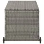 Garten-Aufbewahrungsbox Kunstrattan hellgrau 120x65x61 cm von vidaXL, Aufbewahrungsboxen für den Außenbereich - Ref: Foro24-3...
