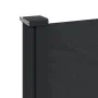 Retractable black side awning 220x600 cm by , Umbrellas - Ref: Foro24-4004564, Price: 121,47 €, Discount: %