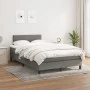 Box spring bed with dark gray fabric mattress 120x190 cm by , Beds and slatted bases - Ref: Foro24-3269710, Price: 437,40 €, ...