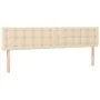 Bettgestell mit cremefarbenem Kopfteil 120x190 cm von , Betten und Lattenroste - Ref: Foro24-3270546, Preis: 180,90 €, Rabatt: %