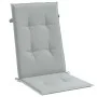 Cushions for high back chair, 6 units, light gray melange fabric. by , Cushions for chairs and sofas - Ref: Foro24-4002414, P...