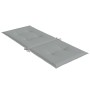 Kissen für Hochlehner-Stühle, 6 Stück, hellgraues Melange-Gewebe. von , Kissen für Stühle und Sofas - Ref: Foro24-4002414, Pr...