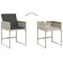Garden dining set with 17 pieces, light gray synthetic rattan and cushions. by , Garden sets - Ref: Foro24-3278134, Price: 1,...