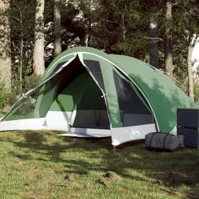 Waterproof green 4-person tent by , tents - Ref: Foro24-94713, Price: 125,05 €, Discount: %