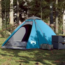 Blue waterproof 4-person igloo tent by , tents - Ref: Foro24-94770, Price: 80,91 €, Discount: %