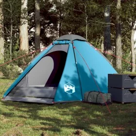 Blue waterproof 4-person igloo tent by , tents - Ref: Foro24-94770, Price: 79,41 €, Discount: %