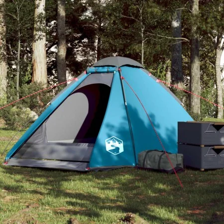 Tienda de campaña iglú para 4 personas impermeable azul de , Tiendas de campaña - Ref: Foro24-94770, Precio: 79,41 €, Descuen...