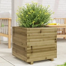Imprägnierte Kiefernholz-Pflanzschale 50x50x49,5 cm von , Töpfe und Pflanzgefäße - Ref: Foro24-3282518, Preis: 121,65 €, Raba...