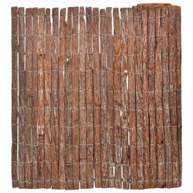 Valla de corteza Marrón 100 x 600 cm Corteza