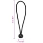 Cuerdas elásticas con bolas 50 unidades 21 x 0,5 cm by , Tent Accessories - Ref: Foro24-4008139, Price: 28,25 €, Discount: %