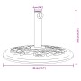 Base de sombrilla semicircular para palos de Ø38/48 mm 12 kg by , Umbrella bases - Ref: Foro24-4007971, Price: 47,64 €, Disco...
