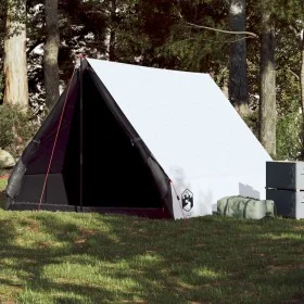 Tienda campaña forma A 2 personas tela opaca impermeable blanco by , tents - Ref: Foro24-94758, Price: 72,35 €, Discount: %