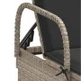 Liegestuhl mit Rädern und Kissen aus hellem grauem synthetischem Rattan. von , Liegen - Ref: Foro24-368313, Preis: 171,35 €, ...