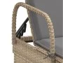 Tumbona con ruedas y cojín ratán sintético beige de , Tumbonas - Ref: Foro24-368311, Precio: 171,35 €, Descuento: %