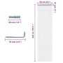Mosquitera de cadena para puerta aluminio 56x202 cm by , Mosquito nets for windows - Ref: Foro24-4010007, Price: 53,86 €, Dis...