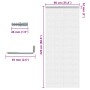 Kettengitter für Aluminiumtür 90x220 cm von , Moskitonetze für Fenster - Ref: Foro24-4010013, Preis: 89,26 €, Rabatt: %