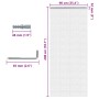 Kettengitter für Aluminiumtür 90x200 cm von , Moskitonetze für Fenster - Ref: Foro24-4010011, Preis: 85,99 €, Rabatt: %