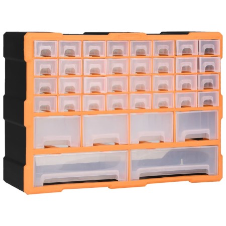 Multi-drawer organizer with 40 drawers 52x16x37.5 cm by vidaXL, Toolboxes - Ref: Foro24-147577, Price: 50,00 €, Discount: %