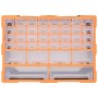 Multi-drawer organizer with 40 drawers 52x16x37.5 cm by vidaXL, Toolboxes - Ref: Foro24-147577, Price: 50,00 €, Discount: %