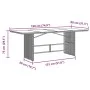 Set de comedor de jardín 7 pzas y cojines ratán sintético negro by , Garden sets - Ref: Foro24-3276869, Price: 811,47 €, Disc...