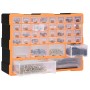 Multi-drawer organizer with 40 drawers 52x16x37.5 cm by vidaXL, Toolboxes - Ref: Foro24-147577, Price: 50,00 €, Discount: %