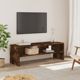 Mueble de TV madera de ingeniería roble ahumado 120x40x40 cm by , TV Furniture - Ref: Foro24-835564, Price: 61,81 €, Discount: %