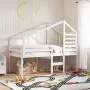 Techo de cama infantil madera maciza pino blanco 198x87x113 cm de , Accesorios para camas y somieres - Ref: Foro24-846874, Pr...