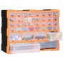 Multi-drawer organizer with 40 drawers 52x16x37.5 cm by vidaXL, Toolboxes - Ref: Foro24-147577, Price: 50,00 €, Discount: %