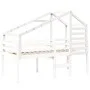 Techo de cama infantil madera maciza pino blanco 198x87x113 cm de , Accesorios para camas y somieres - Ref: Foro24-846874, Pr...