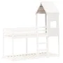 Massives Kiefernholz-Kinderbett-Dach 55x84x132 cm von , Zubehör für Betten und Lattenroste - Ref: Foro24-846895, Preis: 92,44...