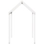 Massives weißes Kinderbett aus Holz 217x95,5x159 cm von , Zubehör für Betten und Lattenroste - Ref: Foro24-846959, Preis: 116...