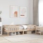 Estructura de cama madera maciza de pino 90x200 cm de , Camas y somieres - Ref: Foro24-846973, Precio: 131,78 €, Descuento: %
