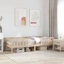 Solid pine wood bed frame 90x200 cm by , Beds and slatted bases - Ref: Foro24-846973, Price: 129,95 €, Discount: %