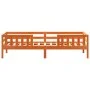 Solid pine wood bed frame in brown wax finish 80x200 cm by , Beds and slatted bases - Ref: Foro24-846978, Price: 86,64 €, Dis...