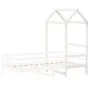 Techo de cama infantil madera maciza blanco 118x70x176,5 cm de , Accesorios para camas y somieres - Ref: Foro24-846986, Preci...