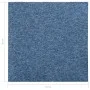 Carpet floor tiles 20 pcs 5 m² 50x50 cm blue by vidaXL, Floors and carpets - Ref: Foro24-147316, Price: 127,72 €, Discount: %